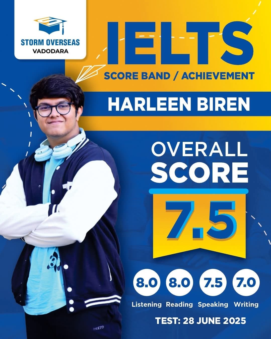 Harleen Biren — IELTS Score Band 7.5